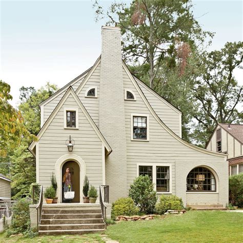 tudor wood paneling exterior.